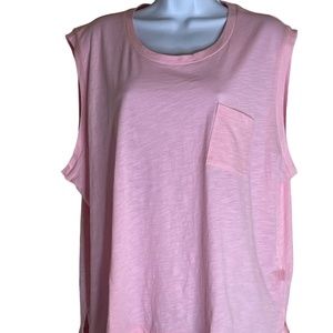 Madewell Do Well Tank Light Pink, NWT, Size 2X